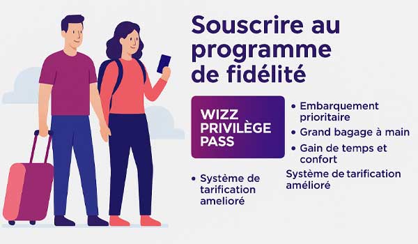 Souscrire au programme de fidélité Wizzair 