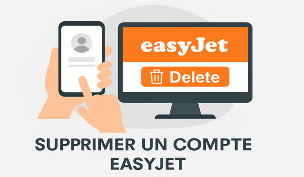 Supprimer un compte easyJet