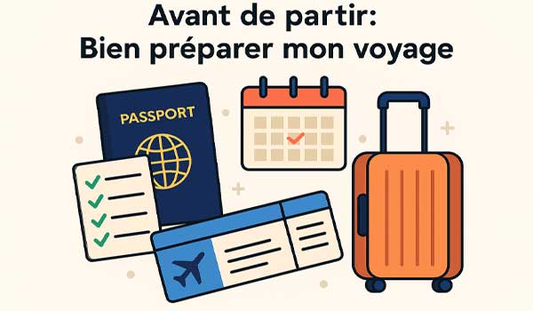Avant de partir : Bien préparer le voyage