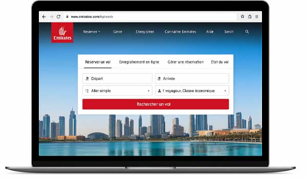 contacter Emirates Tunisie par mail