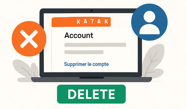 Fermer un compte Kayak