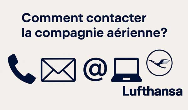 Les canaux de contact de LUFTHANSA