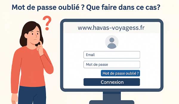 Résoudre les problèmes de connexion Havas Voyages