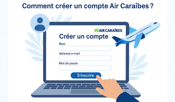 Comment créer un compte Air Caraïbes ?