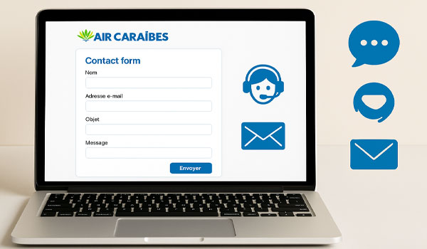 Communiquer avec le service à la clientèle Air Caraïbes en ligne