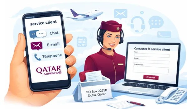 Contacter le service client Qatar Airways