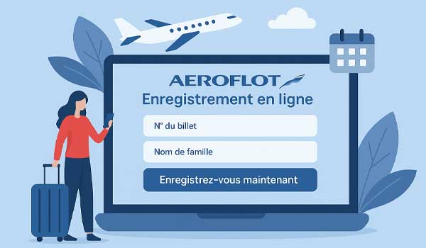 Aeroflot : Enregistrement et réservation en ligne 