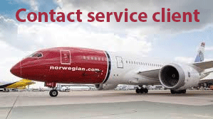 Contact service client Norwegian Airlines