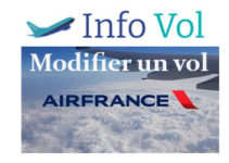 Modifier un vol Air France