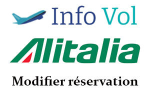 Modification réservation Alitalia