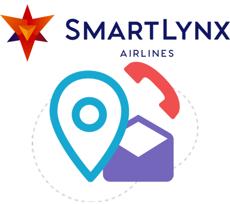 Toutes les coordonnées pour contacter le service client Smartlynx Airlines.