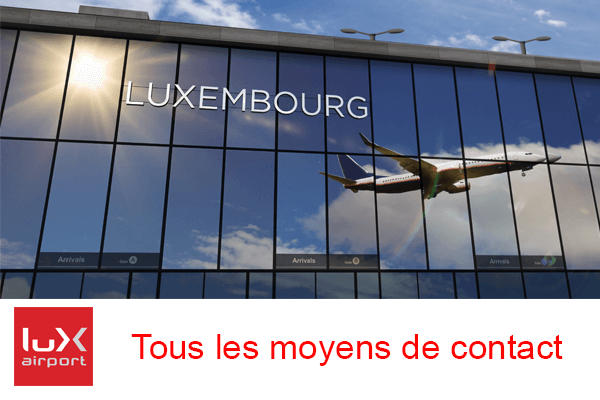 Contacter l’aéroport de Luxembourg-Findel (Lux-Airport)
