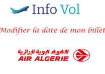Comment modifier la date de mon billet Air Algérie ?