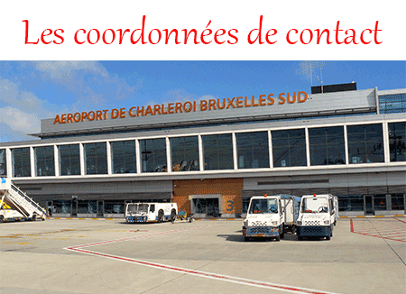 Les moyens de contact de l'aéroport Charleroi