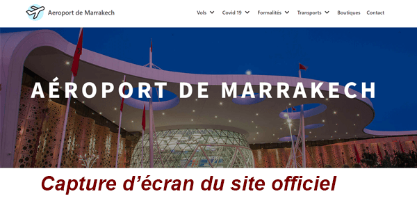 Contacter l'aéroport de Marrakech en ligne.