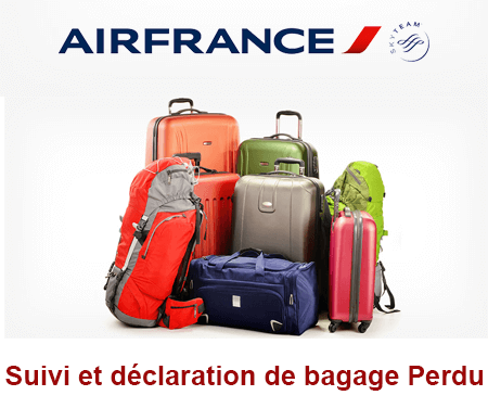 Déclaration et suivi de bagage perdu Air France