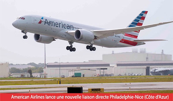American Airlines lance un vol direct Philadelphie-Nice (Côte d’Azur)