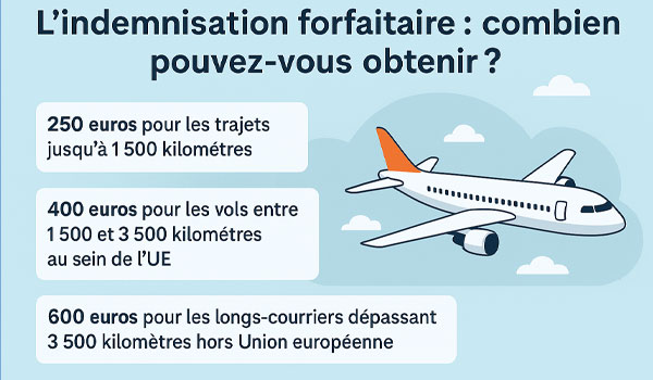 L'indemnisation forfaitaire : combien pouvez-vous obtenir ?