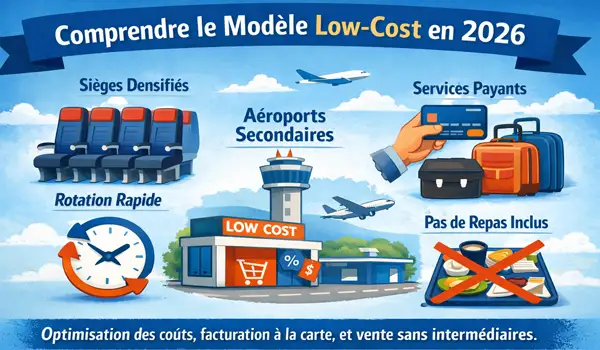 Comprendre le Modèle Low-Cost en 2026