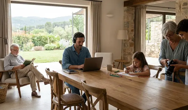 L'hébergement "hybride" : Villas privées ou suites d'hôtels communicantes ?