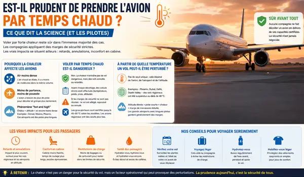 Peut-il faire trop chaud pour qu'un avion décolle ? 