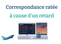 Correspondance ratée à cause d'un retard : qui doit payer le nouveau billet, l'hôtel et les repas ?